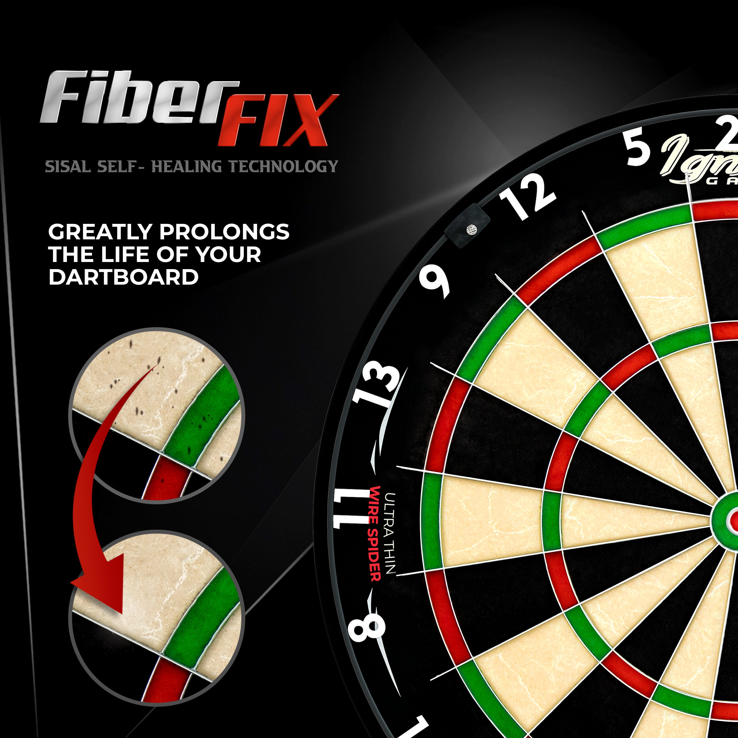Professional Dart Board Set - Assassin Elite Pro