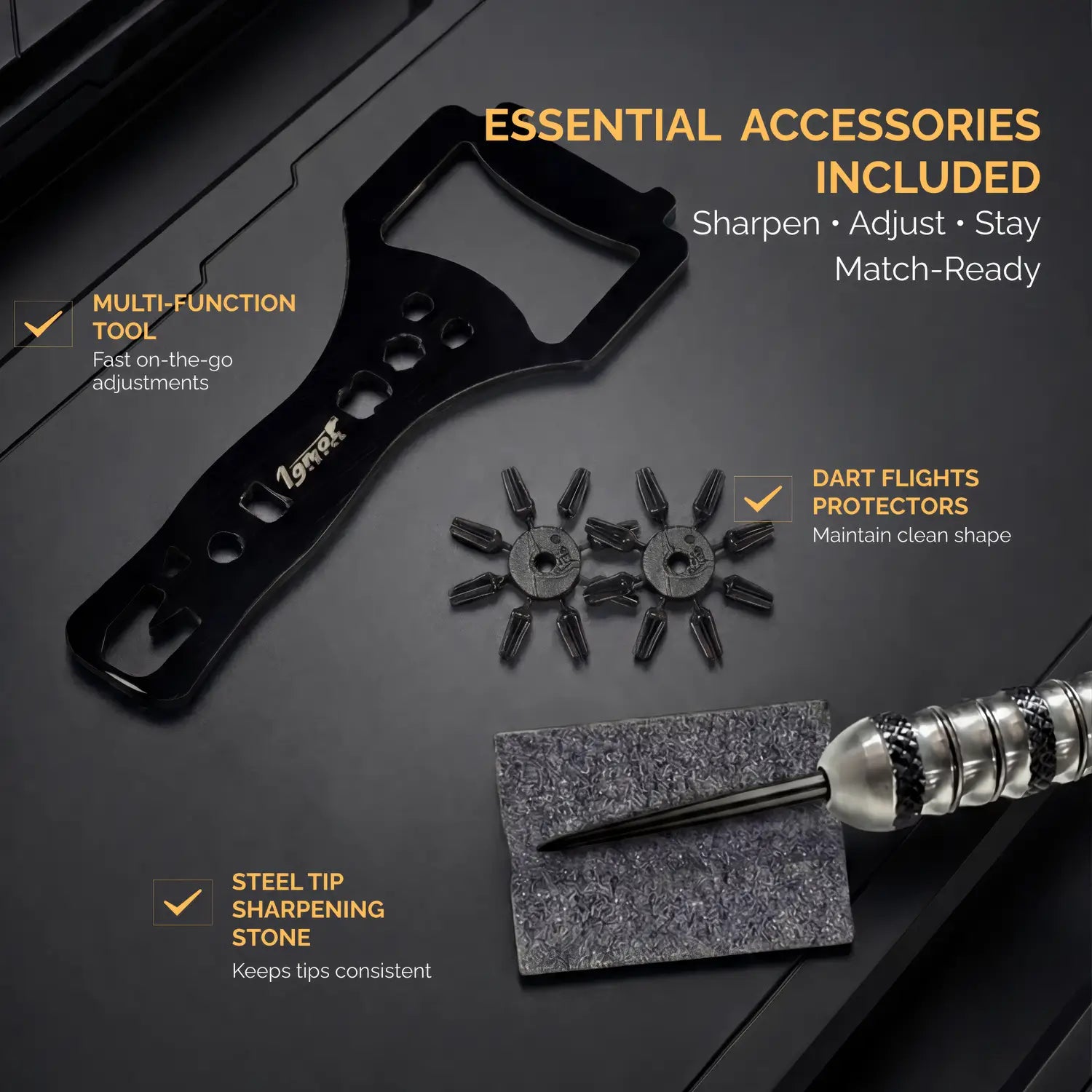 Steel Tip Darts 12 pack set - Texas Bullseye