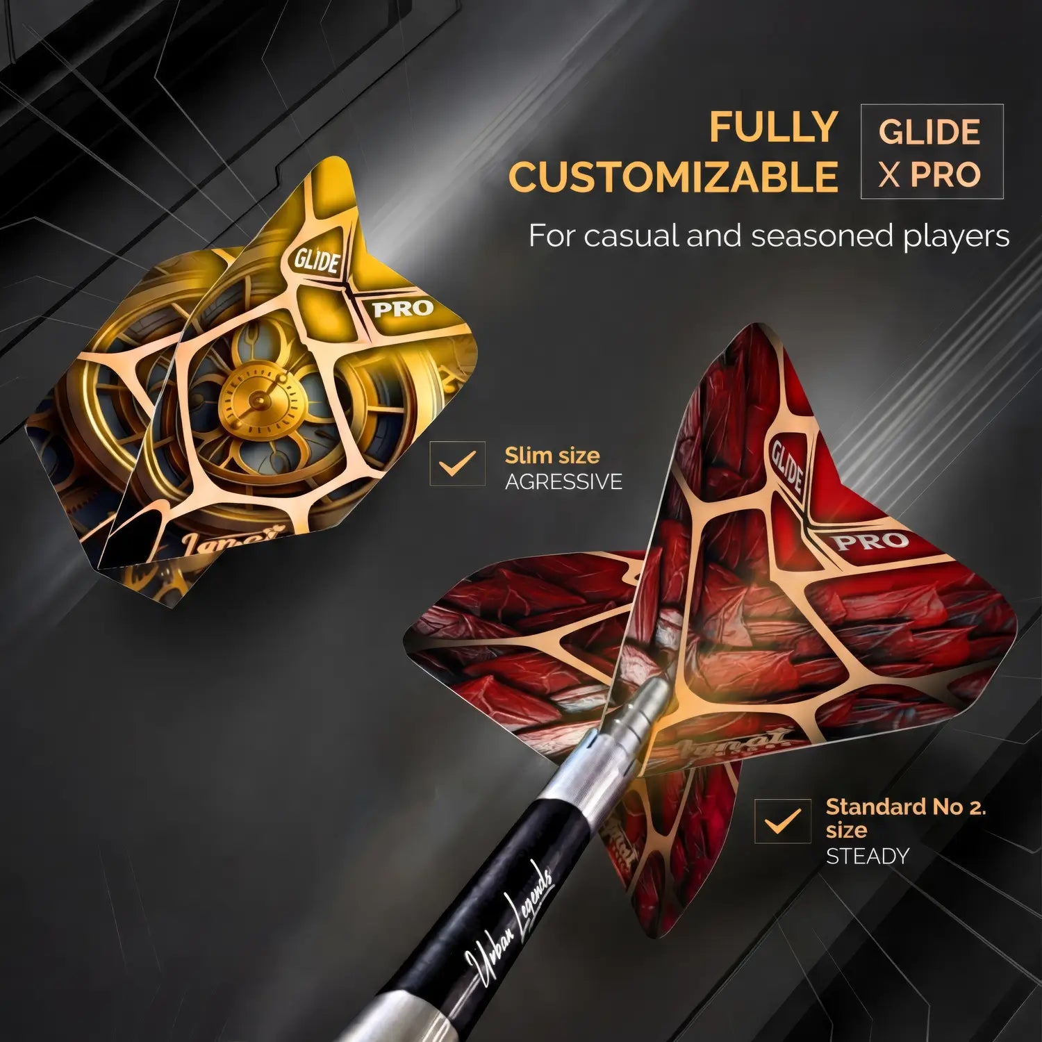 Steel Tip Darts 12 pack set - Miami Breeze