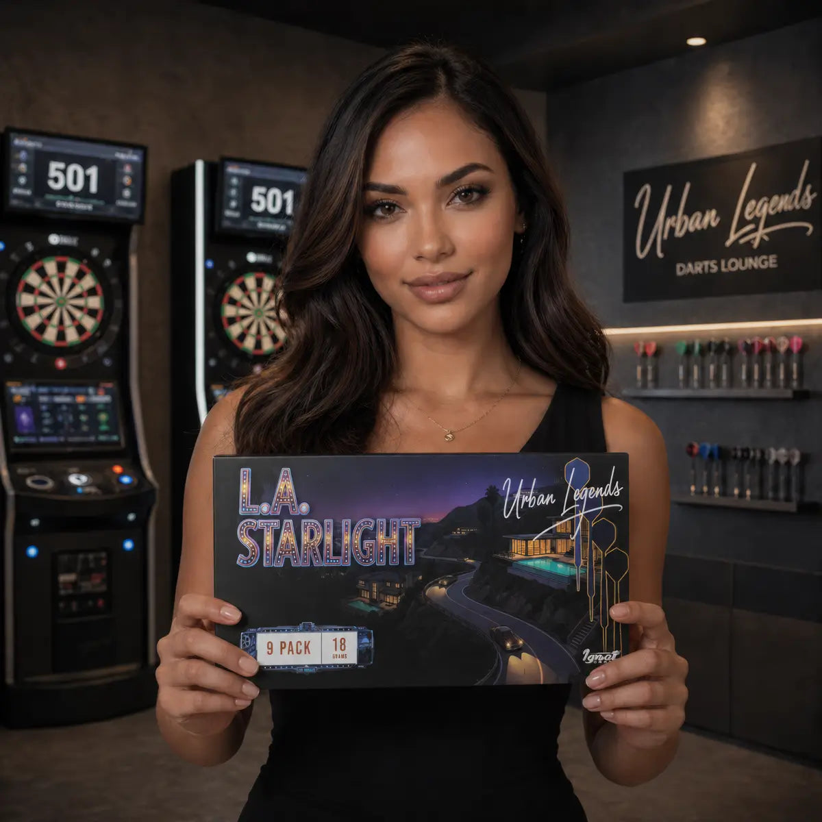Soft Tip Darts 9 pack set - LA Starlight