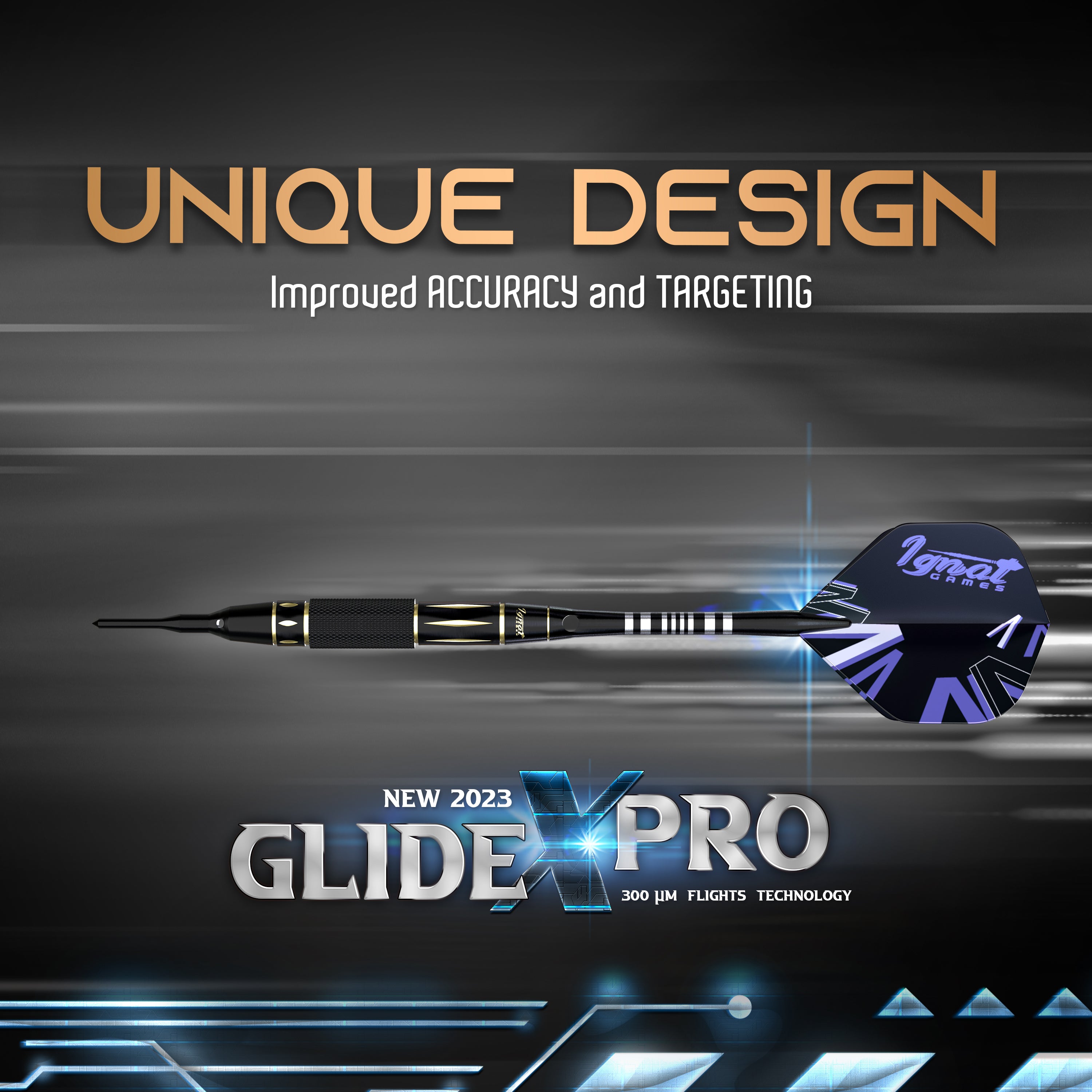 Soft Tip Darts 6 Pack Set - Hound of Hades 16 grams
