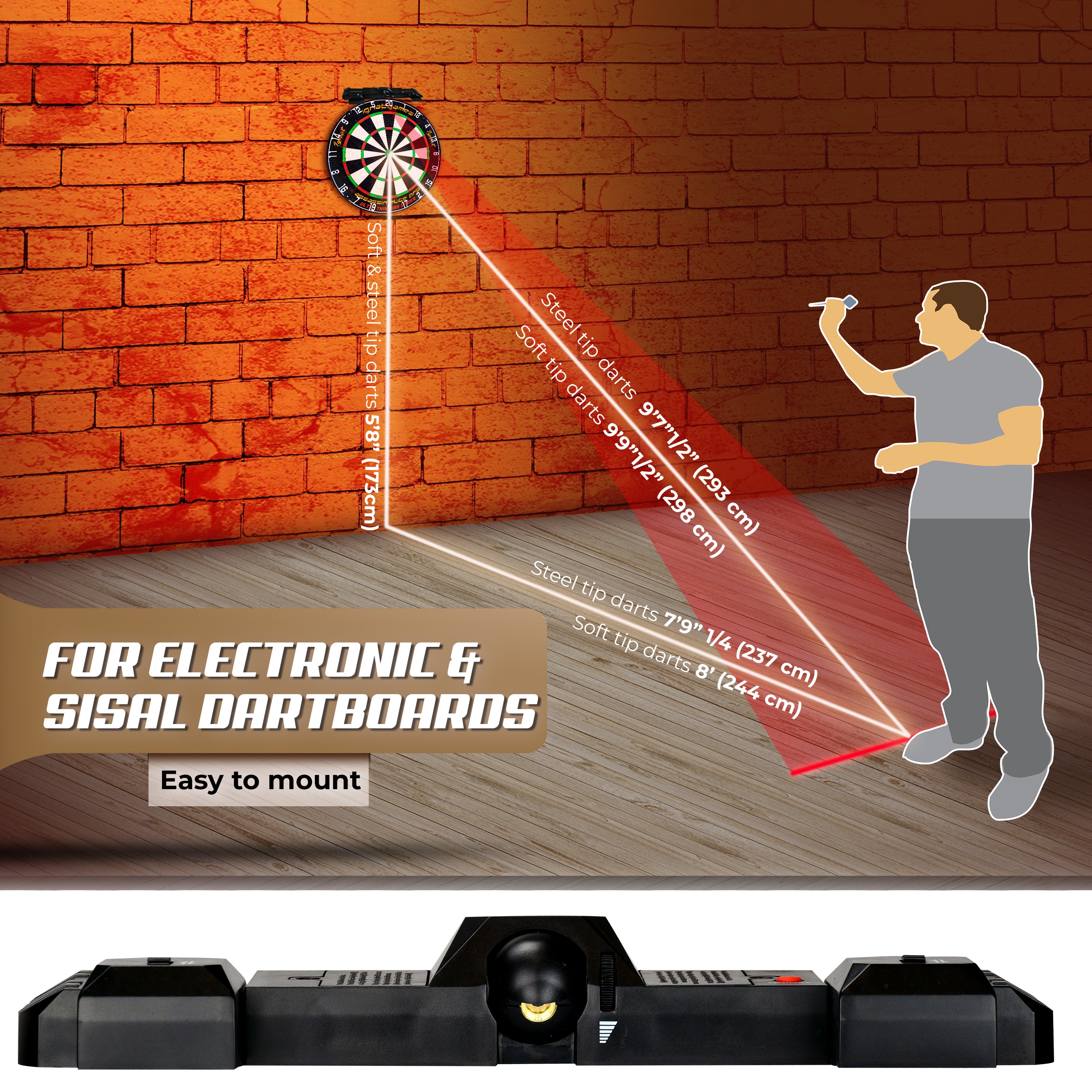 2 in 1 Adjustable Laser Throw Line and LED Lights