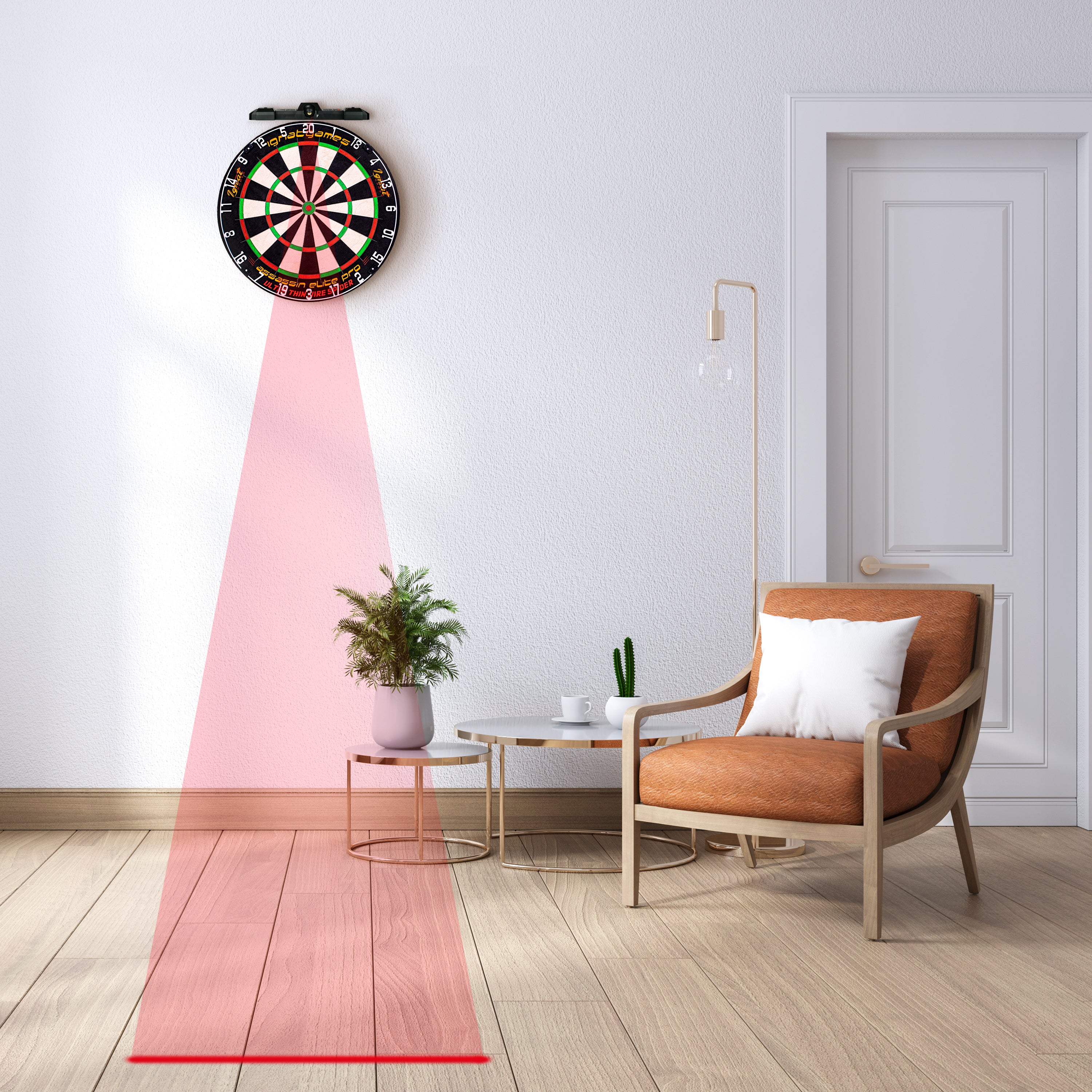 2 in 1 Adjustable Laser Throw Line and LED Lights