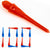 Plastic Darts Tips - 100 Pack, 2BA Thread (Red & Blue)