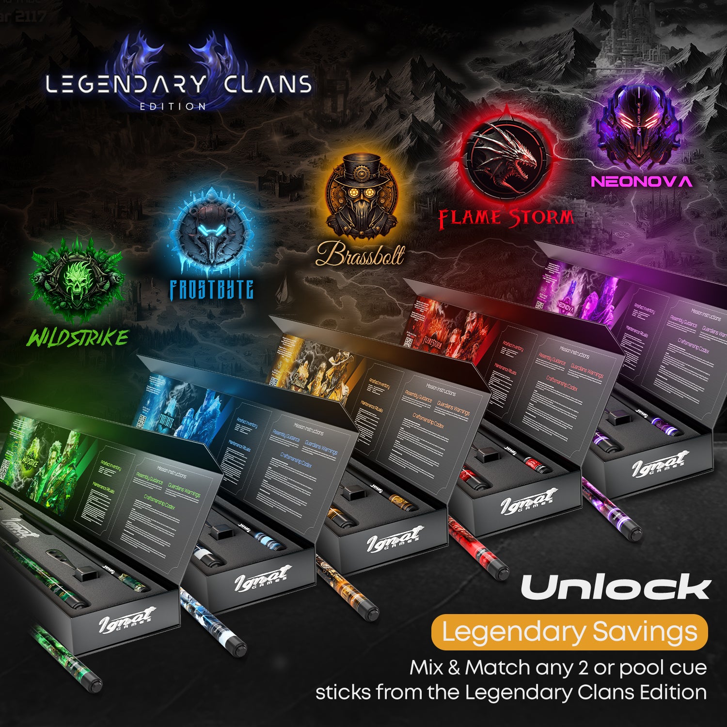 Pool Cue Stick - 2-piece, 19/20/21 oz, 58" Canadian Maple - Frostbyte