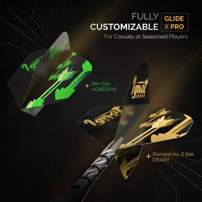 Steel Tip Darts 6 pack Set - Poison Arrow 24 grams