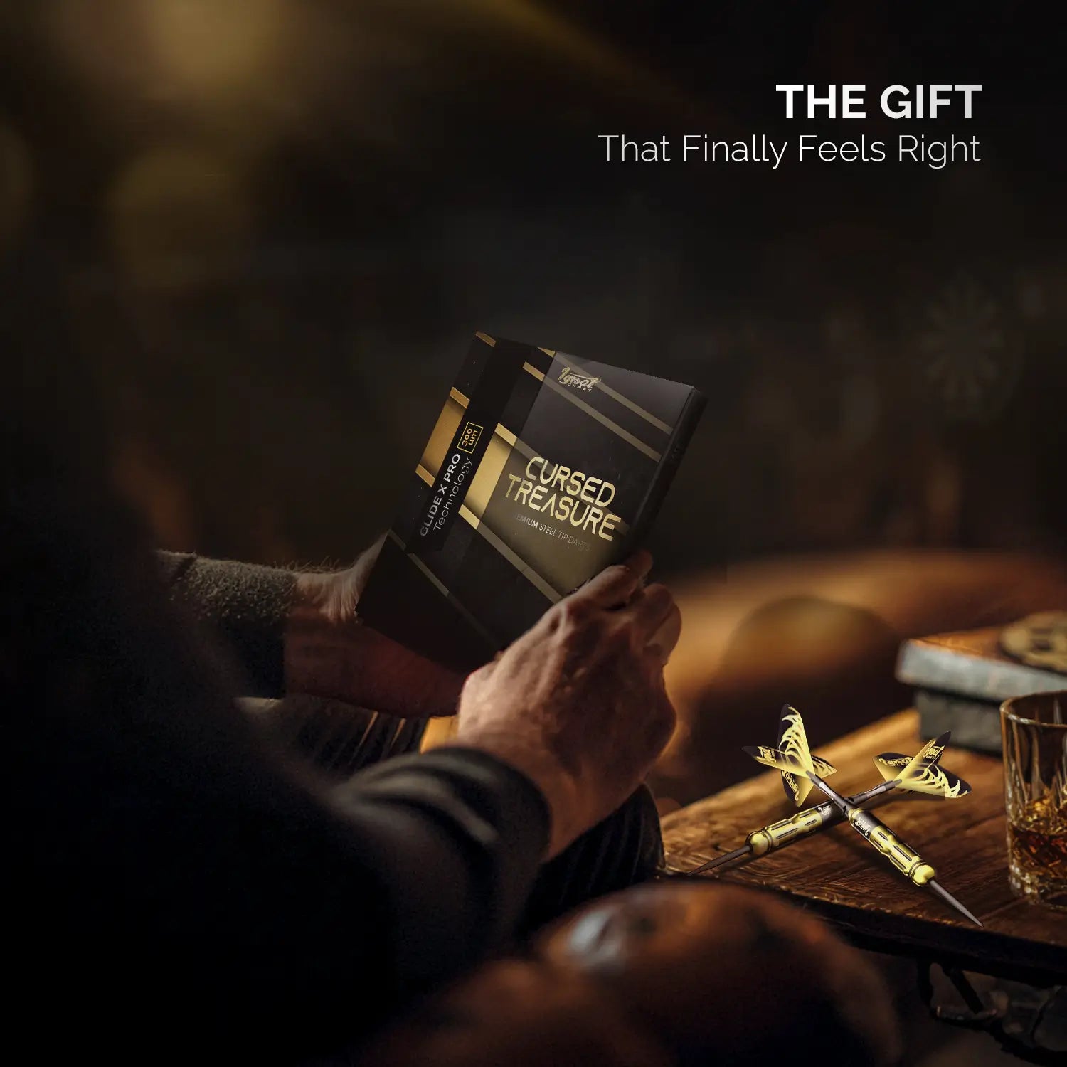 Steel Tip Darts 6 pack Set - Cursed Treasure 22 grams