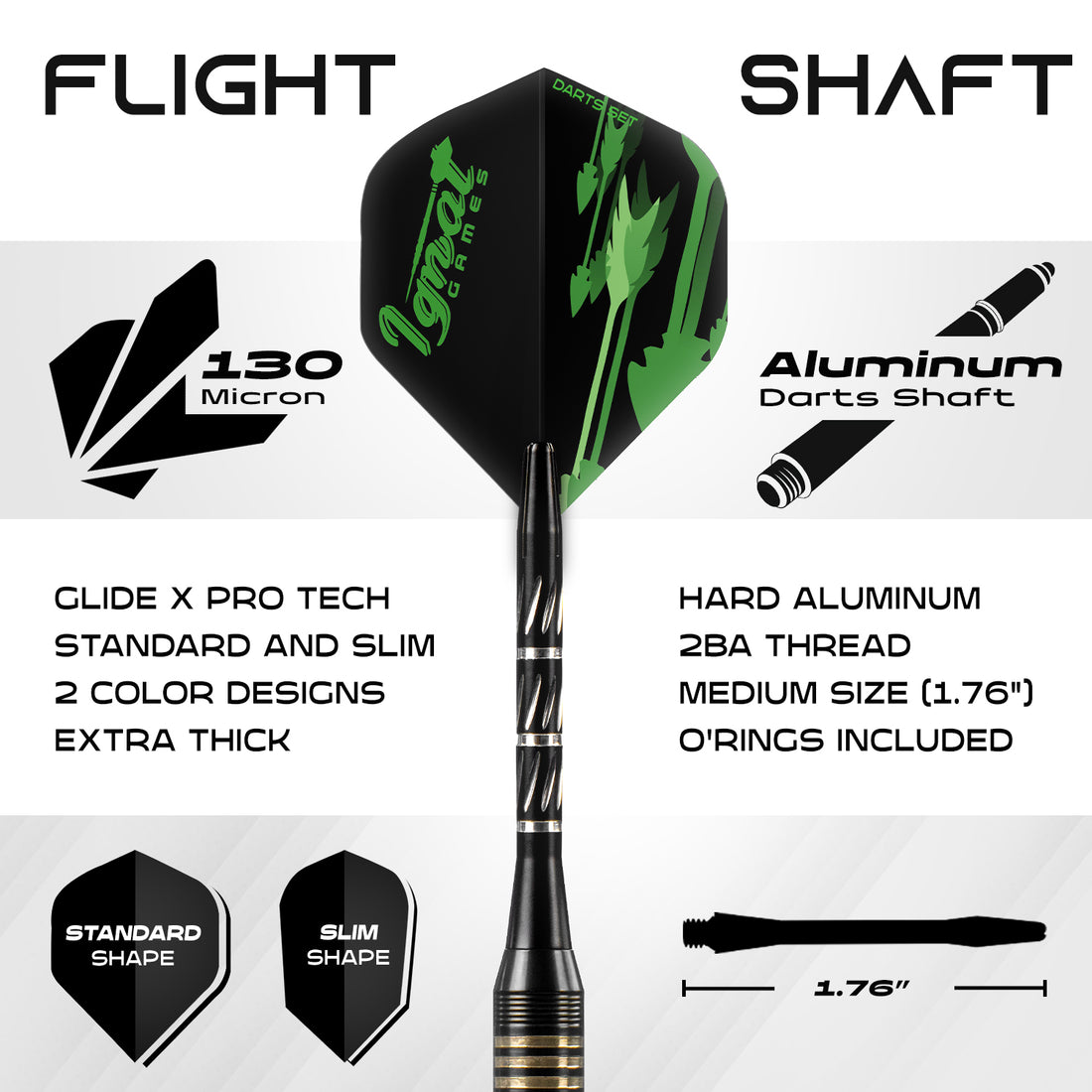 Steel Tip Darts 3 pack Set  - Poison Arrow  24 grams