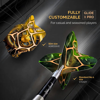 Steel Tip Darts 12 pack set - Texas Bullseye