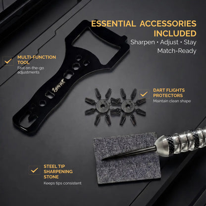 Steel Tip Darts 12 pack set - Texas Bullseye