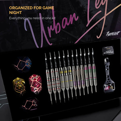 Steel Tip Darts 12 pack set - Miami Breeze