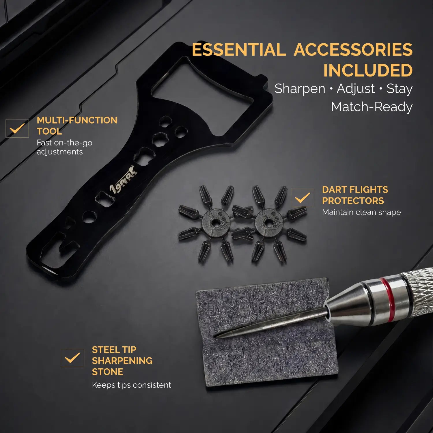 Steel Tip Darts 12 pack set - Miami Breeze