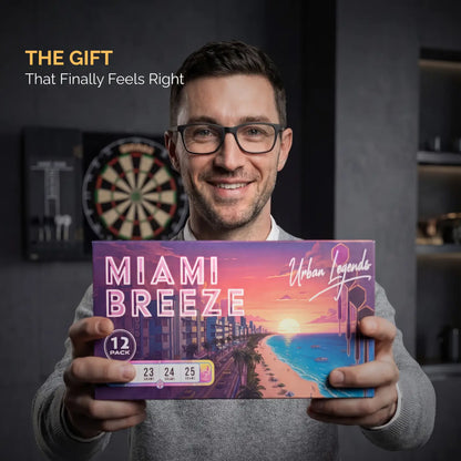 Steel Tip Darts 12 pack set - Miami Breeze