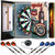 IgnatGames Bristle Dartboard Cabinet Set - Custom American Bike (Dartboard Included)