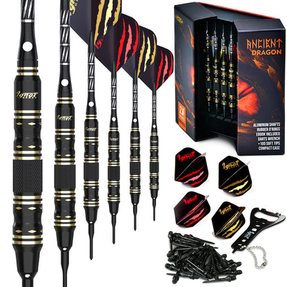 Soft Tip Darts 6 Pack Set -  Acient Dragon 20grams