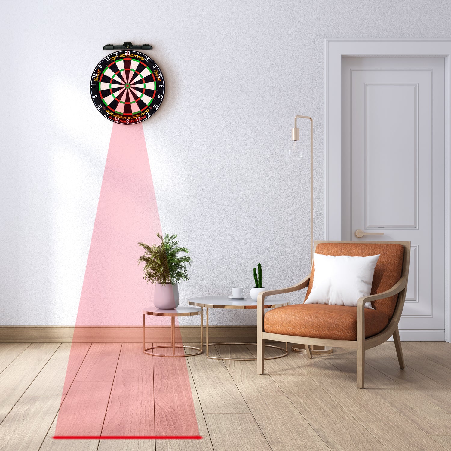 2 in 1 Adjustable Laser Throw Line and LED Lights