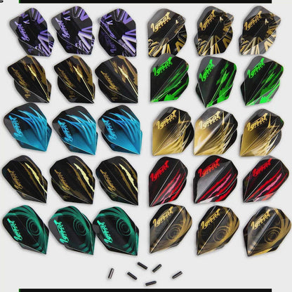 Set of 30 Standard no 2 Flights, 10 color variations
